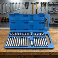 Jeu de 40 embouts de tournevis et douilles, embouts hexagonaux, triple carré, Torx, spline, robustes, outils à main pour mécaniciens