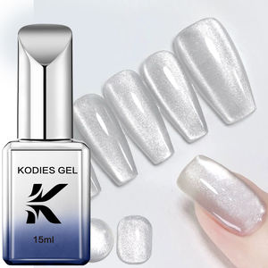 KODIES-<span class=keywords><strong>Vernis</strong></span> à ongles gel œil <span class=keywords><strong>de</strong></span> chat clair <span class=keywords><strong>de</strong></span> lune avec logo personnalisé/label privé, lampe LED UV <span class=keywords><strong>semi</strong></span>-permanente, bricolage magnétique - Product Image 6