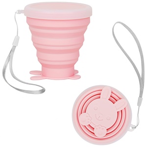Wholesale <b>Rabbit</b> Shape Multifunctional Foldable Coffee Reusable Environmentally Friendly Travel Cup - Product Image 2