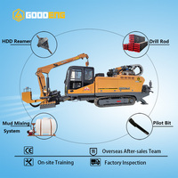 GOODENG GS520-LS Petite foreuse directionnelle horizontale diesel avec moteur et pompe