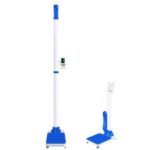 <b>Smart</b> <b>Electronic</b> Body Scale Digital Display Folding Height Weight Measurement Rectangle Shape Battery Powered - Product Image 1