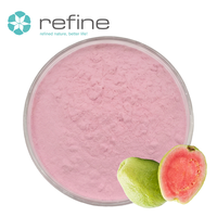 Poudre de fruit de goyave en vrac, soluble dans l'eau, conserve l'arôme naturel des fruits tropicaux et leur valeur nutritionnelle