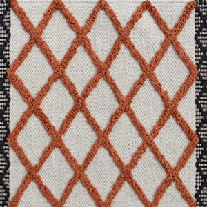 Eco-Friendly Pet-Friendly <b>Washable</b> Geometric Woven Cotton <b>Rug</b> - Product Image 1