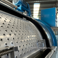 Promotion Weisstop : Machine industrielle horizontale de lavage à la pierre et de teinture pour laine et jeans, capacité de 15 kg à 500 kg, prix usine