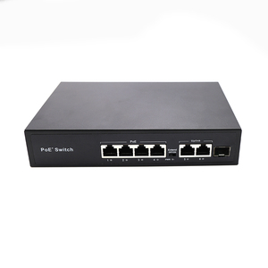 Interruttore Yunvo Gigabit POE con 4*10/100/1000M POE 2*100M Uplink Ethernet 1SFP SC tipo connettore per apparecchiature a fibra ottica - Product Image 4