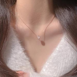 S925 Pure Silver Natural Freshwater Pearl Small Bead Pendant Necklace with <b>Snake</b> Bone Chain Luxury Women's Fashion Accessory - Product Image 2