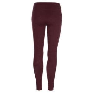 Leggings de punto de cintura alta transpirables cómodos con estilo profesional para damas Leggings lisos de mujer de Venta caliente - Product Image 2