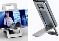 Support de tablette de bureau en aluminium avec logo personnalisé gratuit Support de téléphone portable portable Support de téléphone portable