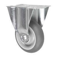 Roulettes pivotantes en caoutchouc légères de 130 mm pour chariot à main japonais en plastique, roulettes pour chariot alimentaire