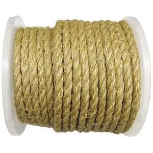 Rope Manufacturer Twisted Sisal Fiber Natural Fiber 8mm Sisal Rope