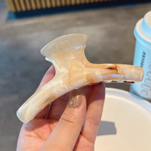 Nouvelle Pince à Cheveux Courbée Style Français, Élégante en Résine, Bijou de Tête Quotidien pour Femme, Accessoire en Plastique - Product Image 6