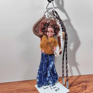 พวงกุญแจตุ๊กตาสไตล์หรูหรา รู<span class=keywords><strong>ป</strong></span>นักเบสบอล ของตกแต่งสำหรับสาวๆ ที่หลงใหลในดารา - Product Image 2