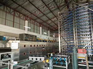 Four à tunnel d'usine automatique 36000 pcs/h/ligne de production de pain à hamburger - Product Image 3