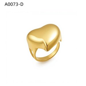 เอมี่ เอมี่แฟชั่นริง A0073 แหวนค็อกเทลรูปหัวใจสแตนเลสเครื่องประดับสตรีของขวัญสวมใส่ทุกวันสไตล์โมเดิร์น - Product Image 2