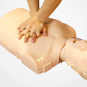 Maniquí de RCP de Medio Cuerpo CPR100A con Indicador LED de Retroalimentación, Maniquí de Entrenamiento de <span class=keywords><strong>Primeros</strong></span> <span class=keywords><strong>Auxilios</strong></span> <span class=keywords><strong>para</strong></span> Cursos AHA, Entrenamiento Básico de RCP - Product Image 1