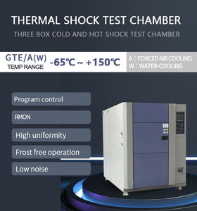 तीन बॉक्स प्रकार थर्मल शॉक चक्र तापमान प्रभाव जलवायु परीक्षण कक्ष मापने उपकरणों - Product Image 4