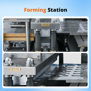 Máquina automática multifuncional de embalaje en blíster de PVC para cubiertos de cartón inteligente: tenedor, cuchara, palillo y cuchillo de plástico. - Product Image 4