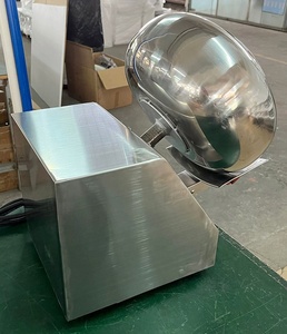 Machine à enrober les noix de chocolat de type <span class=keywords><strong>Selmi</strong></span>, machine automatique pour enrober les amandes, les cacahuètes, les dattes, les fruits secs - Product Image 5