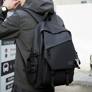 Sac à dos noir personnalisé pour homme, sac de sport décontracté, mochilas, sac d'école, sac à dos imperméable pour ordinateur portable - Product Image 4