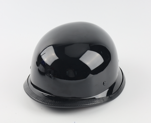 Stili classici casco tedesco Cool Half Face Cascos De Moto Pedal Cruise Half Helm caschi Moto Vintage casco scheletro - Product Image 6