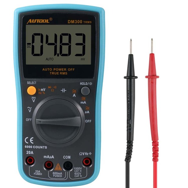 Wholesale DM300 Universal Electrical Test Multimeter Ac/Dc Ohm Handheld Voltage Current Test Digital Analog Meter