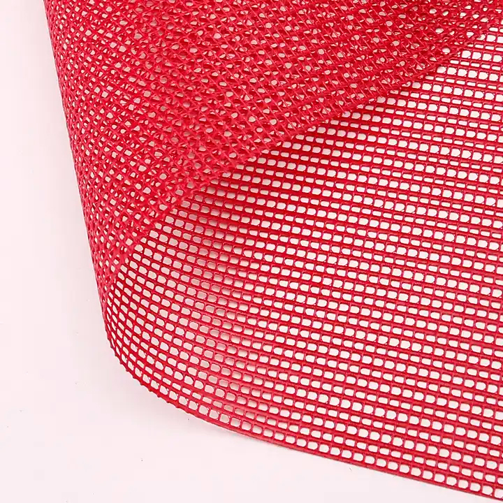 Massigns 270gsm PVC Polyester Vinyl Dipped Ripstop Twill Tarpaulin Mesh Fabric UV-Resistant Waterproof Canvas for Bag/Industrial