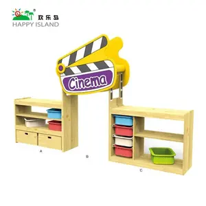 Daycare Center Kids Wooden Nursery Furniture Sets High Quality Kindergarten Wooden Baby Nursery School Furniture HF-08201