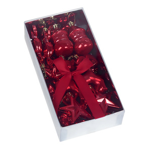45 Pieces Christmas Tree Ornament Set Metal Hanging Balls <b>Baubles</b> Gift <b>Box</b> Holiday Decoration for Hotel Home - Product Image 5