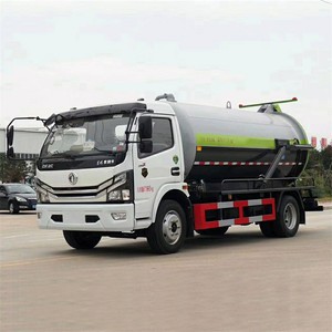 Camión de Succión de Aguas Residuales al Vacío Dongfeng 4X2 de 8000L Directo de Fábrica para Limpieza de Fosas Sépticas y Recolección de Aguas Residuales Municipales - Product Image 1