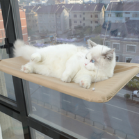 Hamac pour chats en plastique en gros pour fenêtres intérieures, hamac de fenêtre, perchoir pour chat, lit pour chat de fenêtre