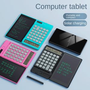 Tablet de Escrita LCD + Calculadora Solar, Quadro Portátil de Ponta Fina, Presente para Escritório e Desenho Infantil - Product Image 1