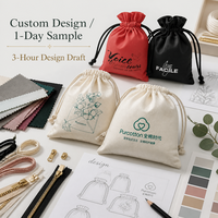 Sacs cadeaux en toile de coton et de lin recyclables et réutilisables avec logo personnalisé, en tissu sergé, pour cosmétiques, avec cordon de serrage