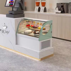 Refrigerador Comercial para Exhibición de Cupcakes, Pasteles y Sándwiches con Enfriamiento por Aire, <span class=keywords><strong>Encimera</strong></span> de Acero Inoxidable - Product Image 4
