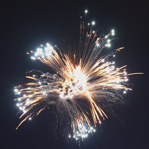 1.1 Inch 100 Shots Night Show (purple Shining Golden Willow) Fire Crackers Fireworks Pyrotechnics Cake Fireworks