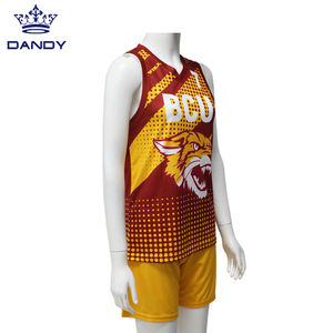 قميص كرة السلة وشورت مخصص قابل للعكس - Product Image 3