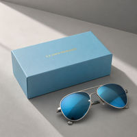 Coffret Cadeau Premium Prêt à l'emploi – Lunettes de Soleil de Haute Qualité, Vente Flash, Montures de Designer avec Logo, Emballage Personnalisé de Luxe, Boîte en Papier pour Lunettes