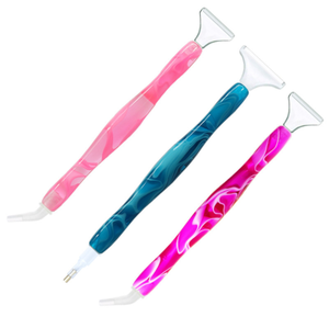 Stylo à strass en cristal 8 couleurs, stylo à paillettes pour la décoration des ongles, outil de manucure - Product Image 1