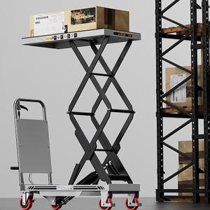 ODM OEM Mesa elevadora de tijera doble personalizada Material de entrega Transporte Carro de mesa elevadora hidráulica - Product Image 6