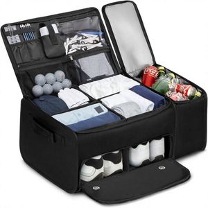 Organisateur de golf Marscamd pour coffre de voiture, glacière anti-affaissement, compartiment à chaussures ventilé, sac de rangement à 2 couches, accessoires compatibles avec les SUV - Product Image 1