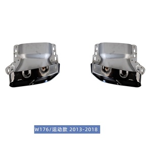 <span class=keywords><strong>Precio</strong></span> de fábrica W176 difusor actualización <span class=keywords><strong>A45</strong></span> AMG estilo cuerpo Kit para <span class=keywords><strong>Mercedes</strong></span> Benz Clase A W176 difusor con tubo de escape - Product Image 4