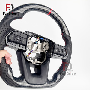 Volant en fibre de carbone <span class=keywords><strong>Toyota</strong></span> en stock pour Gr Tacoma, LC79, A90 Supra, 4Runner, Mark <span class=keywords><strong>X</strong></span>, CHR, Série 79, Hilux Vigo, Hiace, Prius - Product Image 1
