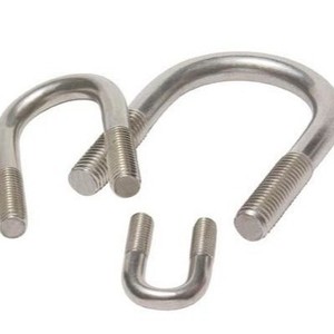 Wanqian Fasteners U-Bolt M12 M16 Metric Thread Pipe Clamp Customizable OEM Parts - Product Image 1