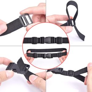 <span class=keywords><strong>Boucle</strong></span> de ceinture noire personnalisée, ajusteur de sangle, <span class=keywords><strong>boucle</strong></span> en plastique robuste à dégagement rapide pour accessoire de voyage - Product Image 4