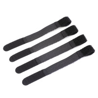 Boucle de crochet réglable en nylon pour la gestion des câbles Adhésif double face de type P Stockage écologique des attaches de câble de données Sacs de vêtements Chaussures