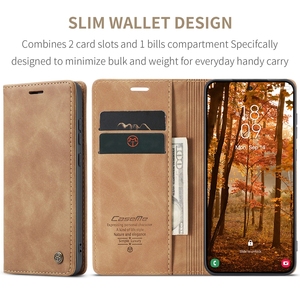 Étui portefeuille magnétique rétro Caseme pour <span class=keywords><strong>Samsung</strong></span> Galaxy A24 A13 4G A22 <span class=keywords><strong>5G</strong></span> A23 <span class=keywords><strong>A33</strong></span> A53 A73 <span class=keywords><strong>5G</strong></span>, étui à rabat en cuir avec support - Product Image 4