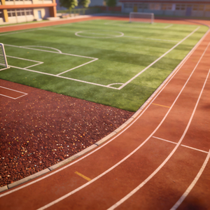 Granulés EPDM de couleur personnalisée pour la surface des pistes d'athlétisme, revêtement de sol antidérapant, haute densité, matériau à longue durée de vie - Product Image 2