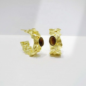 custom plata 925 sterling silver geometric cc cross <b>earring</b> fashion jewelry classic bow gold plated korean <b>fine</b> <b>stud</b> <b>earrings</b> - Product Image 2