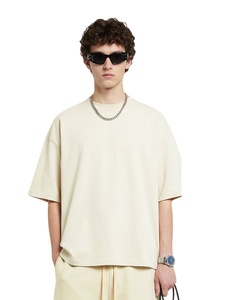Custom logo 230g Tshirt <strong>Men's</strong> Oversized Fit Dropped Shoulders <strong>t</strong> <strong>Shirt</strong> Loose Fit Print Blank Streetwear <strong>T</strong>-<strong>shirt</strong> - Product Image 3