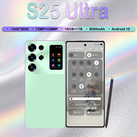 Smartphone S25ultra 4G 5G Haute Performance avec Triple Caméra 108MP et Déverrouillage par Empreinte Digitale pour Fabricants de Téléphones Mobiles en Gros
