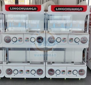 Wangerbao Pro Phụ Kiện Gacha Gachapon Viên Nang Giải Thưởng Máy Bán Hàng Tự Động 4 Tủ Đầy Màu Sắc Thiết Kế Vibrant Đồng Xu Chấp Nhận Máy - Product Image 3
